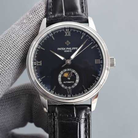 白壳 金壳 2024百达翡丽patek Philippe士腕表 名典腕表月相系列,秉持了百达翡丽的一贯传统 更唯美的结合了6字位日历与被表友热捧的日月星相 无论 - 点击图像关闭
