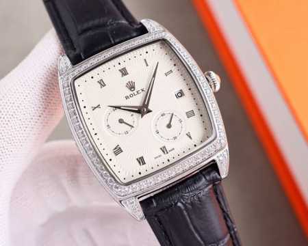 金白同价 劳力士- Rolex满天星潮男潮流新品男士全满钻壕镶腕表搭载全自动8S62全自动进口机械机芯904L精钢表壳 意大利小牛皮表带超清高强度宝石镜面，品质 - 点击图像关闭
