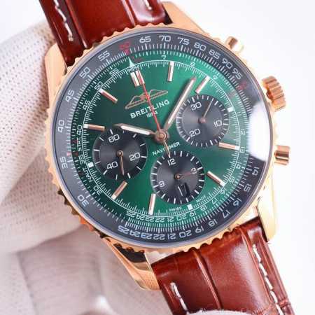 白壳 金壳 百年灵 全新航空计时rw2 腕表 Navitimer 问世70周年，百年灵以大胆色彩焕新演绎经典腕表。尺寸43Mm，迭代款无疑是地道的航空计时腕表， - 点击图像关闭