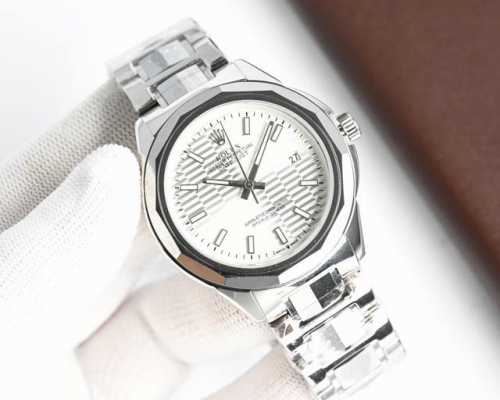 劳力士-Rolex 商务休闲男士机械腕表 进口日本原装西铁城8205 钨钢间316L精钢壳套 超级蓝宝石玻璃镜面 直径42Mm 尊贵奢华 休闲男士 生活节奏 尽