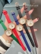 阿玛尼女表璀璨奢美深邃雅致气质内敛 精致表冠蝴蝶扣 钻刻度点缀表盘 别致便携式小牛皮高硬矿物质水晶玻璃镜面 进口石英女表 Mm新款比满天星有特点～不会烂大街的款
