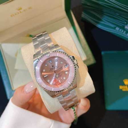 劳力士－Rolex 水鬼系列－女装机械腕表 顶级进口西铁城机芯 316L精钢壳套陶瓷圈口 纯精钢表带 原装保险扣 蓝宝石玻璃 超强防水 直径35Mm 厚度12M - 点击图像关闭