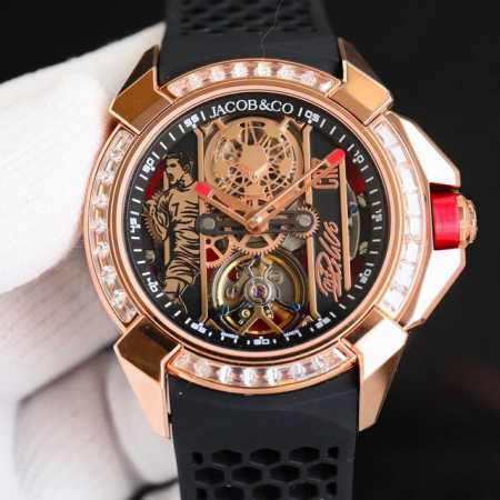 新品首发Jacob & Co 杰克宝 捷克豹 Xcr7 C罗Cr7联名定制限量版捷克豹独家首发打造最强1:1完美复刻，参数与正品同步 尺寸:44Mm 12.45 - 点击图像关闭
