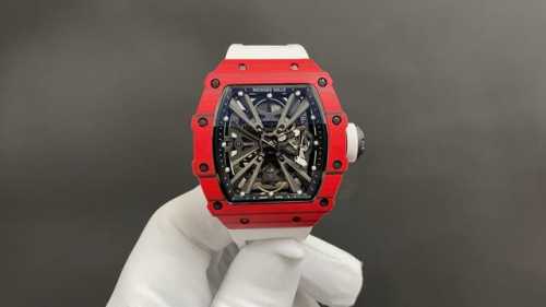 升级V3最高版本 richard Mille 理查米尔 Rm12-01 一体陀飞轮腕表 材质均为碳纤维与石英纤维材质表壳 分别三种颜色款式 纯黑碳纤维 碳纤维+