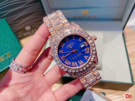 劳力士 Rolex 白金满钻系列劳力士满钻石男士款 石英机芯表带镶钻，表壳精选光彩闪耀钻 ，尺寸42Mm，为您精心挑选，您值得拥有。 - 点击图像关闭