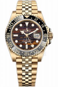新款金面 劳力士Rolexgmt-Master Ii 格林尼治系列，双转陶瓷圈，904L精钢做工精致完美，钢带折叠保险扣 可选调节拉扣 日历凸晶放大镜 6点位镭