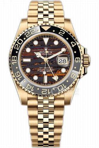 新款金面 劳力士Rolexgmt-Master Ii 格林尼治系列，双转陶瓷圈，904L精钢做工精致完美，钢带折叠保险扣 可选调节拉扣 日历凸晶放大镜 6点位镭