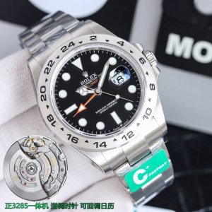 C，最高版本，新品劳力士探险家二代m226570，三码合一，附带nfc感应卡 良心大厂，始终秉承高品质、高性价比，造福广大表友！ 42Mm尺寸，新款字面六字位小