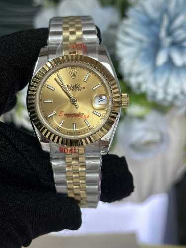 910独家实拍图 日志31Mm 日本机芯 全自动机械表 rolex Journal 31Mm Swiss Movement Automatic Mechanic