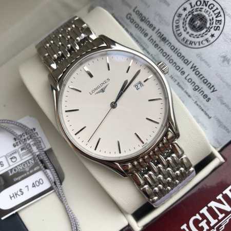 男款39Mm，女款24Mm，大小同价！条钉白面！入行以来最牛硬货！可进专柜付费维修！经典不败的浪琴律雅系列-休闲时尚女士石英腕表，体现了以飞翼沙漏标志而闻名于世 - 点击图像关闭