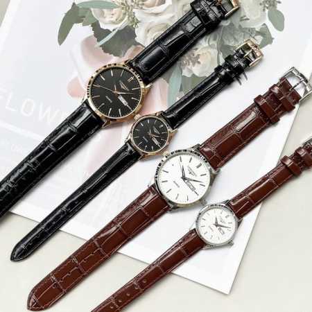 白皮 .金 .钢20浪琴-Longines 情侣对表 原装进口石英机芯 316L精钢表壳 直径男39Mm女29Mm 厚8Mm如果今天的阳光停止了它耀眼的光芒。那 - 点击图像关闭