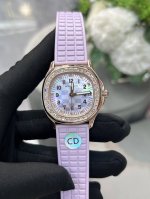 独家实拍图百达翡丽 全自动机械表女士腕表，瑞士机芯Patek Philippe Automatic Mechanical Watch