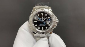 劳力士 游艇名仕 白壳灰40Mm 日本机 顶级品质 出货实拍