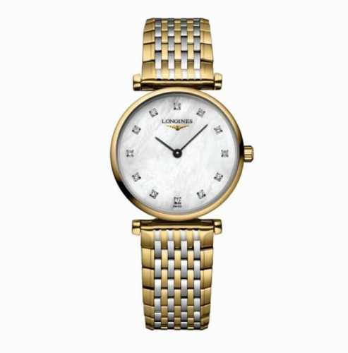最新浪琴手表3月24 浪琴 Longines 浪琴表嘉岚系列 L4.209.2.87.7 石英机芯 黄色pvd镀金 24 Mm 专柜价18980~好价5070#