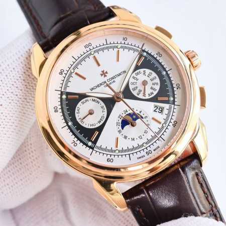 Sj出品 白壳 金壳 钻50 最高端品质 江诗丹顿 Vacheron Constantin Vc R70 男士腕表.全新复杂日月星辰多功能腕表. 机心：搭载原装 - 点击图像关闭