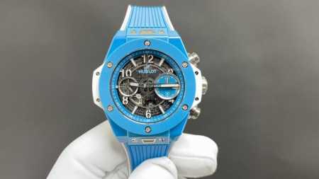 今日推荐 宇舶 陶瓷之王 蒂芙尼蓝 42Mm 1280计时机 顶级品质 出货实拍图！出货实拍 - 点击图像关闭