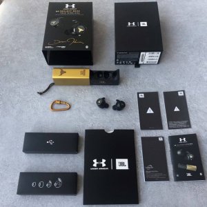 代理 Jbl Ua Flash project Rock 巨石强森真无线蓝牙运动跑步健身防水防汗耳机小金牛头 安德玛联名强森金牛头Jbl Ua Flash真无线
