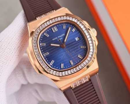 钻圈 金银同价 百达翡丽鹦鹉螺5711，钢表之王震撼出品 钢表之王pp百达翡丽5711全网最佳解毒方案，搭配百达翡丽 进口自动82S5烫金全新全自动上链机芯，定 - 点击图像关闭