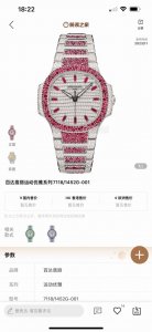满天星鹦鹉螺到货 Gr 重金打造经典时计 百达翡丽7118女士鹦鹉螺 满钻限量款 少量到货 三款7118满砖腕表分别镶嵌红宝石 蓝宝石 祖母绿三种不同色彩的宝石