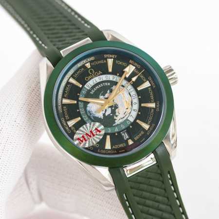 Sj出品 胶带 钢带 电镀圈+50 Mma 欧米茄 Omega 海马系列 Jr2 海马世界时220.92.43.22.99.001 1:表壳 正品模版开模与正品 - 点击图像关闭