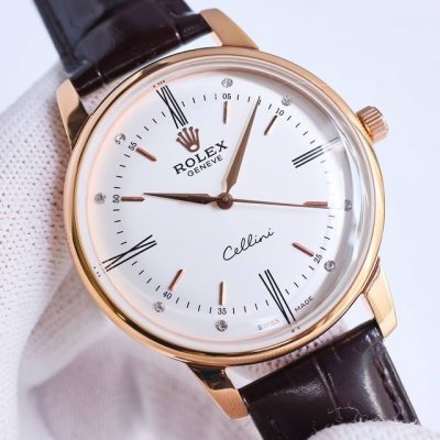 白 金 Rolex 劳力士 锅盖玻璃 切利尼 一显绅士风度 适合参加各种活动场合的不二之选的男士腕表 搭载着精准稳定的9015进口机芯.每小时振频28800次