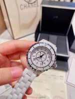 优质陶瓷 Chanel香奈儿 J12 石英女表 陶瓷材质 石仔面 33Mm♀女神必入款黑色更加炫酷