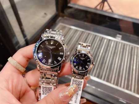 浪琴 Longines 索依米亚情侣系列 原装进口日本石英机芯 316L精钢表壳 钢化镜面 传统三针设计 6字位日历星期显示 原装蝴蝶扣 尺寸：女款31Mm ， - 点击图像关闭