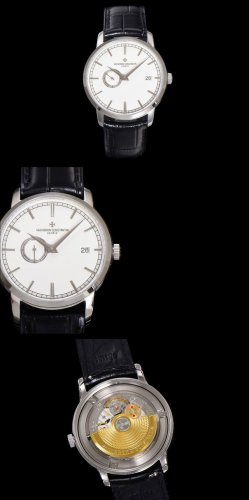 白 金 新款 江诗丹顿传袭系列87172 38Mm 的表径更加精致优雅为中性腕表 8717 0R-9302腕表充分传承到了江诗丹顿制表精华，经典的小针。三点钟的