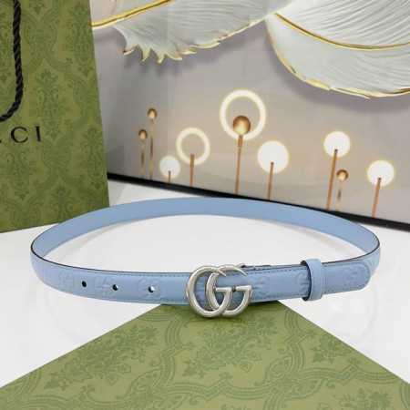 特 2.0Cm新款Gucci 双面头层牛皮压花 配Cc铜扣 时尚百搭 经典爆款 码数：75 80 85 90 95 100欧 - 点击图像关闭