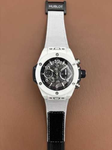 Bbf新品 尼龙带与胶带无缝衔接对换 42Mm表径 小手腕佩戴者的福音 Hublot 宇舶表Big Bang 大爆炸系列441 全新定制恒宝专属Unico Hu
