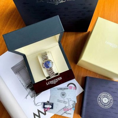 浪琴 Longines 林志玲代言 浪琴心月系列 原装进口石英机芯 尺寸30.5Mm，走时精准耐久 双卜蓝宝石水晶玻璃 316L精钢表壳 顶尖工艺打造 1:1还