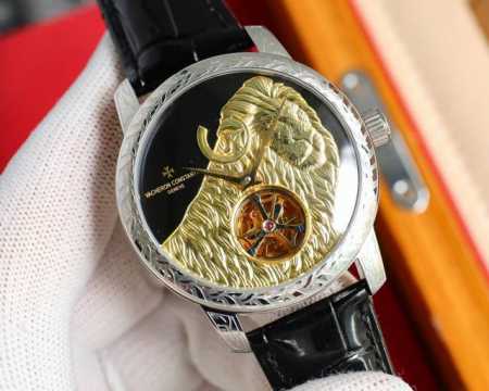 白壳 玫壳 钢带+20 江诗丹顿-Vacheron Constanti阁楼工匠独一无二版 森林狮子王 生猛袭来 ！再创火爆奇迹！全新陀飞轮运转一目了然 机械夹板 - 点击图像关闭