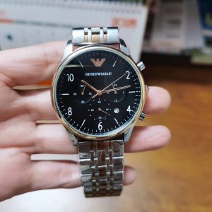 皮 ，阿玛尼－Emporio Armani优雅男士腕表 ，多功能石英机芯，超强矿物质镜面 ，精刚表带，真空电镀，精密防水 ，走时精准，直径：43Mm，厚度：11