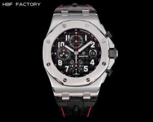 金白黑同价， ，钢带+100。 Hbf Factory 爱彼 皇家橡树离岸型系列26238:封顶之作 杜绝一眼假”在ＪＦ厂原有的基础上 潜心研发 突破壁垒 “打