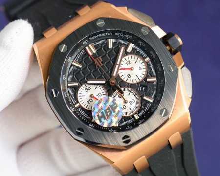 重磅推荐 : Hbf 最新款爱彼，陶瓷圈口版本爱彼audemars Piguet 皇家橡树离岸型限量多功能计时机械腕表 尺寸44Mm17Mm 圈口 圈口是与原装 - 点击图像关闭