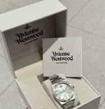 Vivienne Westwood 薇薇安 威斯特伍德 西太后 腕表 石英机芯 精钢表带 34Mm 绿色表盘 女表 可购礼盒 50米防水