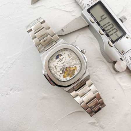 白 ，金 黑 百达翡丽patekphilppe 精品商务休闲男士[西瓜]大飞轮机械腕表功能齐全，316精钢表带，矿物质超强玻璃镜面，全自动机械机芯，直径42Mm - 点击图像关闭