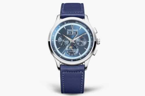 白 金 新品 Jaeger-Lecoultre 重金打造 积家大师系列4138420 腕表。用心之作，细节方面： ：团队历时两年多精心设计，不惜财力和精力，完美