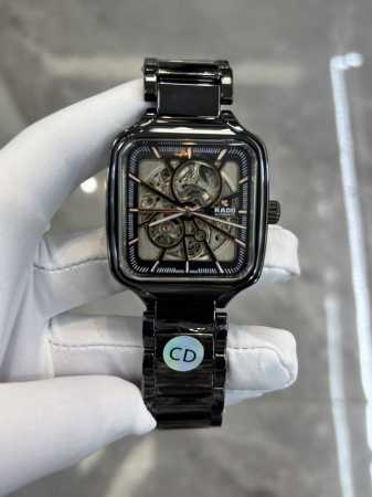 独家实拍图 雷达男士腕表，全自动机械表，陶瓷材质 Rado，Mens Watch, Automatic Mechanical Watch, Ceramic Ma - 点击图像关闭