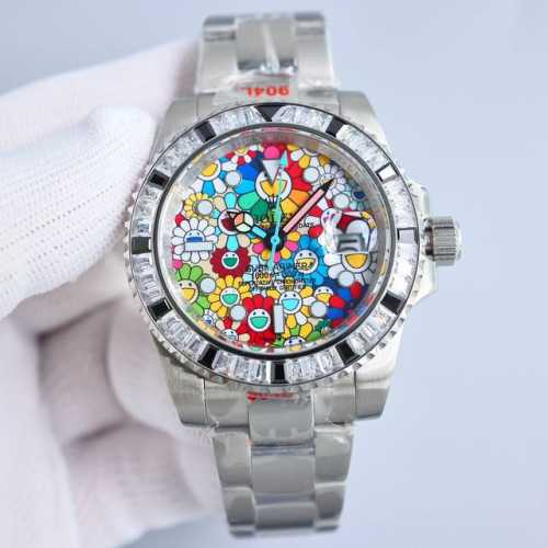 钢带没钻统一价： 满钻统一价： 全新字面 三珠钢带的 五珠钢带 劳力士rolex 奢华极致满天星版本腕表 手工镶嵌打造，密镶顶级施华洛世奇美钻，奢华品质的诠释，
