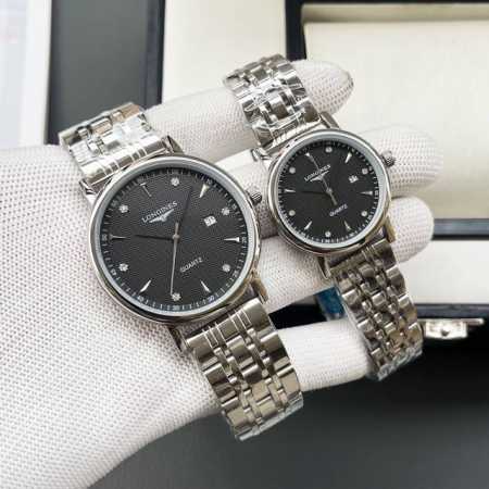 白壳 金壳 钢带+20浪琴-Longines 精品情侣腕表 经典三针设计 尊贵大气 绅士风范 卓越品质 热卖全城 采用进口石英机芯 顶级316精钢表壳 进口小牛 - 点击图像关闭
