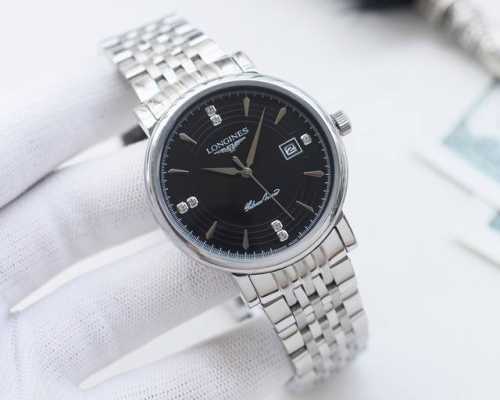 金白同价：皮带 ，钢带 品牌：浪琴-Longines 类型：男士腕表 壳套：顶级版316精钢l 表带：316L精钢表带 进口小牛皮表带 机芯：全自动机械机芯 镜