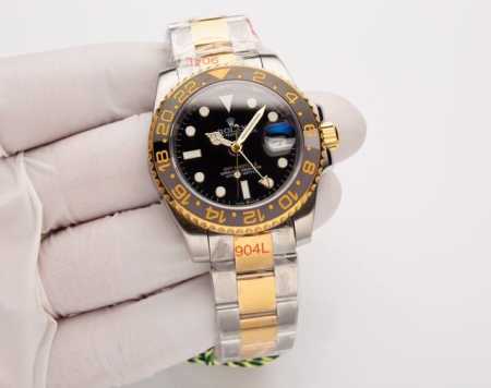 白 . 金20. Rolex 劳力士 Gmt格林尼治型 尺寸40Mm！ 机芯 搭载全新原装西铁城8215全自动机械机芯，显示双时区gmt 两地时指针，走时精准， - 点击图像关闭