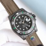 Rolex-水鬼“碳纤维”裸表: 旅行箱+50 Submariner 潜航者Sub水鬼，完美呈现！ 1：升级更便捷-更百搭的魔术贴表带！通用大小手腕 男士女士均