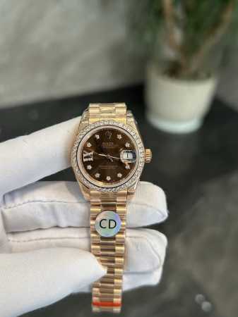 Rolex Swiss Movement Of Ladies' Watches劳力士日志 系列型号M279135Rbr-0001女士腕表直径28Mm全自动机械表 - 点击图像关闭