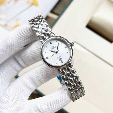 白 -金+20 钻+30。 欧米茄 Omega 精品女神水滴系列腕表。精致唯美的设计，让您的美丽无处不在，也将华丽与经典融合，创造出惊艳巨作，表盘清新淡雅，色彩 - 点击图像关闭