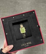 Lola Rose罗拉玫瑰方糖小绿表，新款新奢华小众高级感！ 最新四色齐！绿玛瑙，孔雀绿，岩玉粉，黑砂石！！ Lola Rose以全新面貌演绎品牌经典之作，设计