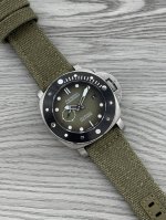 Sj出品 品牌：沛纳海--panerai pam01697 类型：男士顶级腕表 机芯：全自动机械机芯 表壳：316L精钢表壳 镜面：矿物强化玻璃 皮带：天然橡胶