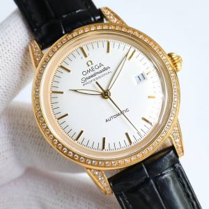 Tw出品 白壳 金壳 欧米茄-Omega R68 锅盖玻璃 火热新款式，欧米茄新款3D锅盖，耗时长达12个月打造斯华洛水晶砖石！超薄男士自动机械腕表，采用进口原