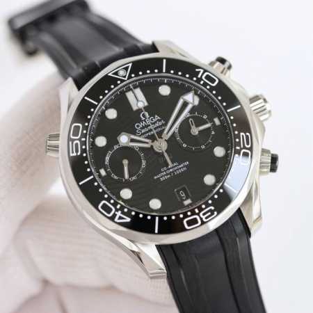 Tvs 欧米茄 Omega Ot全新海马300米 44Mm 计时腕表 Ob2 海马300系列 Tvs Factory1-1独家自主研发9900机芯功能与原装一致 - 点击图像关闭